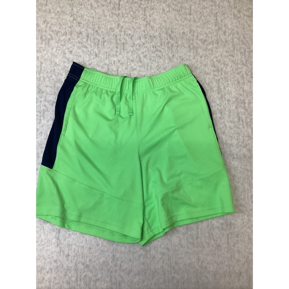 DSG Boys Knit Performance Shorts Hyper Lime Uni Navy XL NWT DAB15107